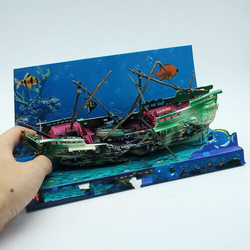 24*13cm Large Aquarium Decoration Boat Plactic AquWarium Shi