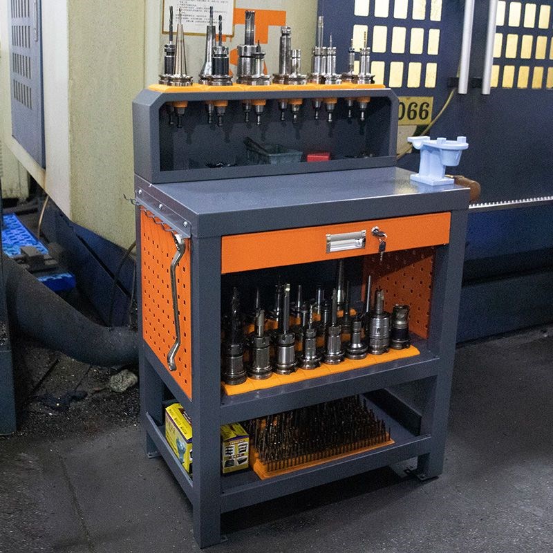 加工中心工作台数控刀具架bt30/4B0锁刀座置物架hsk63刀柄架工具