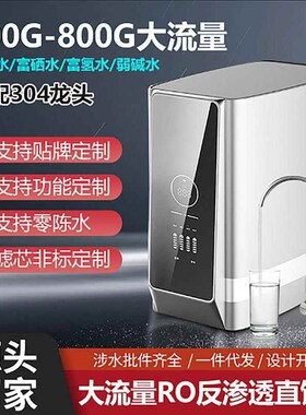 61310G/体800oG加仑纯厂水机厨房家用一0RO反渗透直饮机净水器家