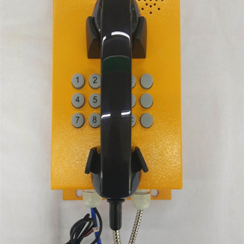 户外防水紧急e电话机 工业IP防水防潮电话机 壁挂式拨号对讲话机