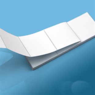 折叠标签 100 空白G 纸 铜版 不干胶标签纸