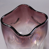 粉色创意水.培玻璃花瓶 摆件器皿 极速欧式 轻奢家居饰品软装