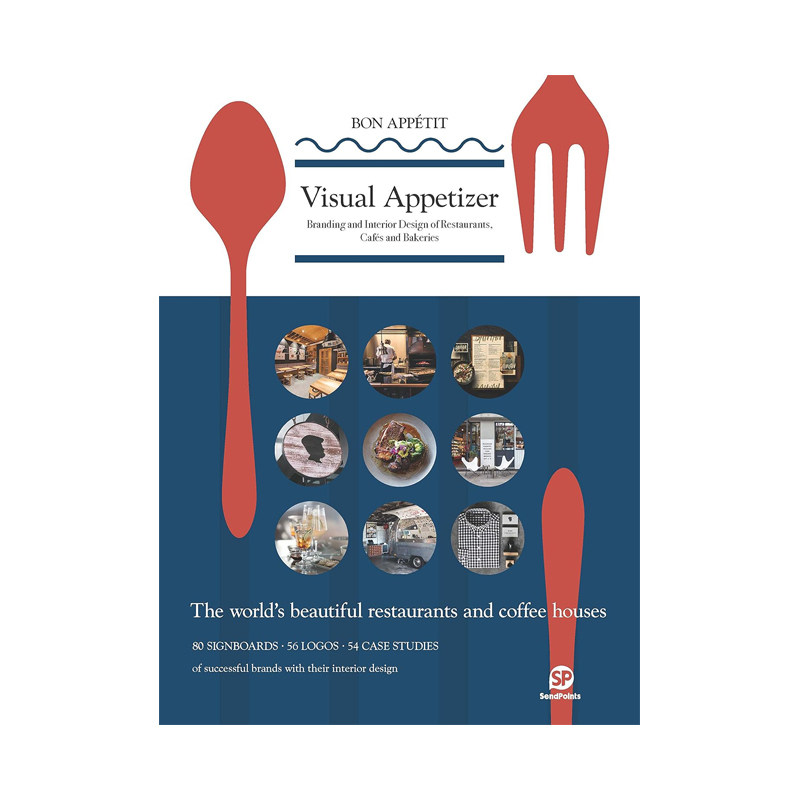 【特价】SendPoints 美味餐饮设计：品牌空间全掌握 Visual Appetizer  平面设计 室内装潢 英文原版图书书籍图片