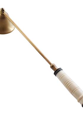 黄铜香薰杯蜡烛专用灭烛器灭烛罩复古怀旧vintage托盘印度进扣