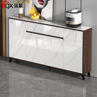 25CM薄款 岩板餐边柜现代简约轻奢窄柜厨房储物边柜靠墙小户型G152