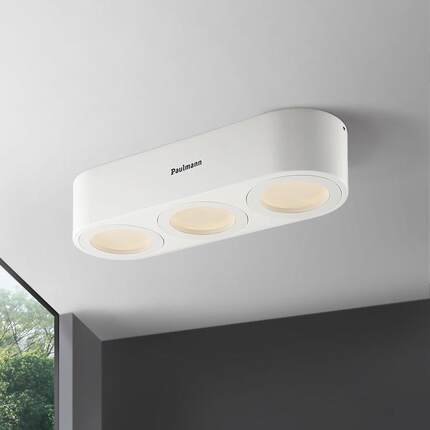 【新款】德国柏曼防眩光筒灯 双头明装过道走廊客厅无主灯led射灯