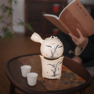 暖茶侧 现货速发提梁茶壶家用煮茶炉底座加热温茶器暖器茶保温冬季