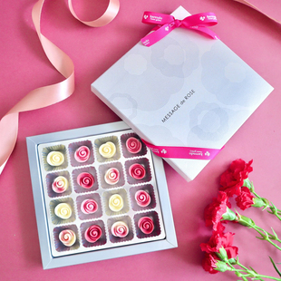 现货日本Message de Rose×karendo恋人玫瑰花巧克力伴手礼盒女友