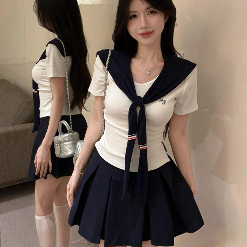 夏季学院风jk制服气质性