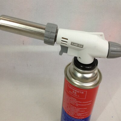 flame gun 919倒立喷火枪户外便捷喷枪焊枪可调节火焰卡式喷火枪