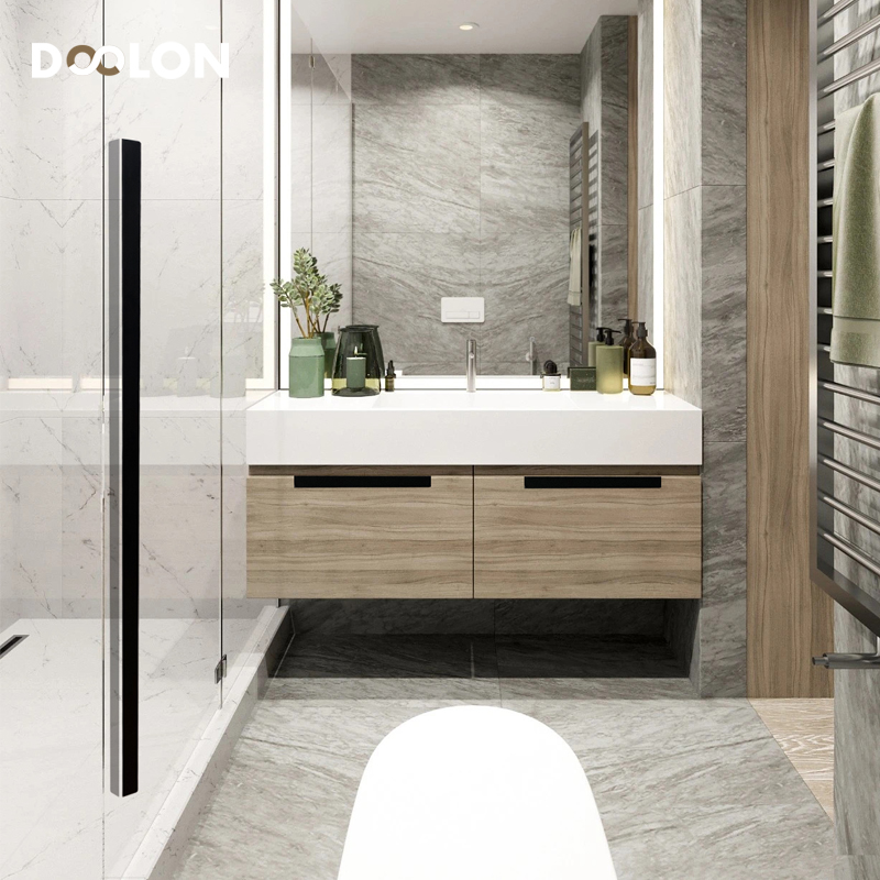 办公室加长玻璃大门浴室免打孔门把手手H柄移门推拉门柜门粘贴拉