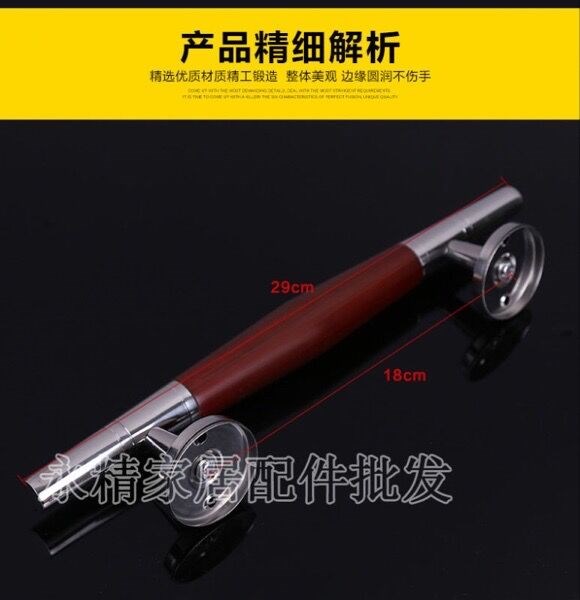 加厚不锈钢明装拉手双开木门把B手老式防盗门大门铁门铝合金门拉