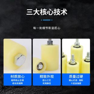 尼龙滑轮电动轨道导向轮平移门夹轮输送带门轮推拉门定位轮滑轮