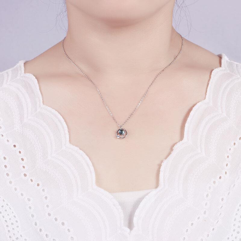 送韩l新链骨s纯情银系蜜简生日森闺人节锁日女约项款520in链女友