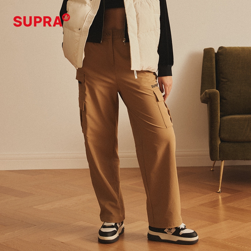 官方工装裤Supra口袋女款