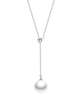 轻奢小众珍珠项链925纯银吊坠