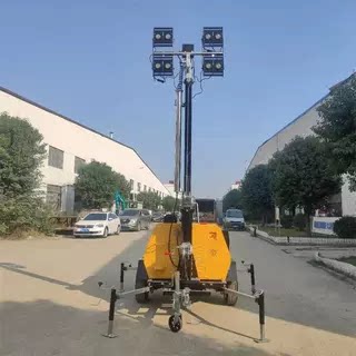 工厂直销户外应急灯塔可液压升降9米灯车矿区工程夜间照明灯车