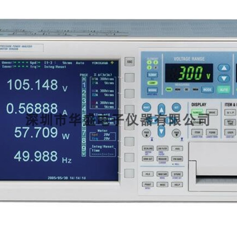 日本Yokogawa横河WT3000E WT1800E WT1806E高精度功率分析仪 现货