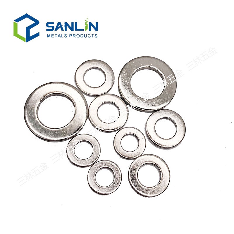 黄铜平垫 铜镀镍垫片 DIN125A平垫华司介子H6J2铜垫圈M2M3M4M5M6M