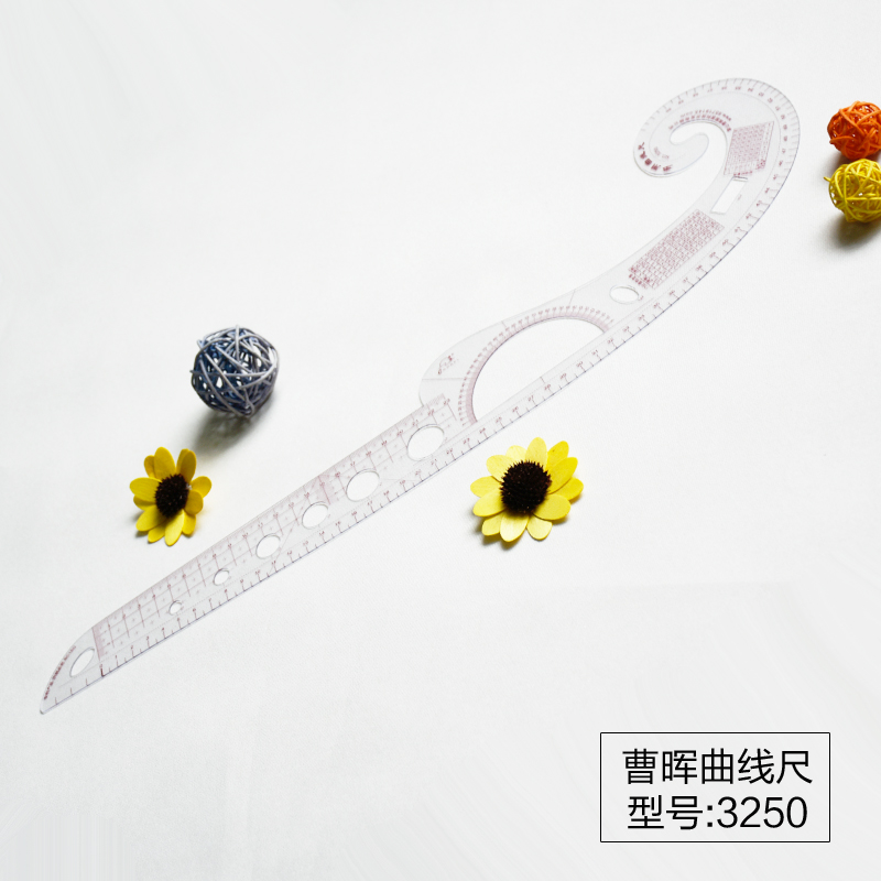 象山曹晖多功能放码曲线三角比例尺制版样版绘图尺裁缝打样尺60cm
