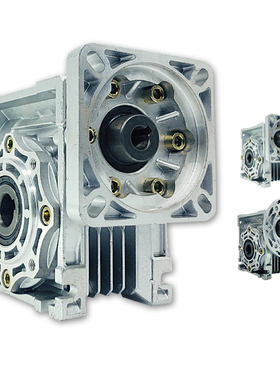 RV涡轮蜗轮蜗杆减速机带电机 nmrv50rv63减速器减速齿轮箱变速器