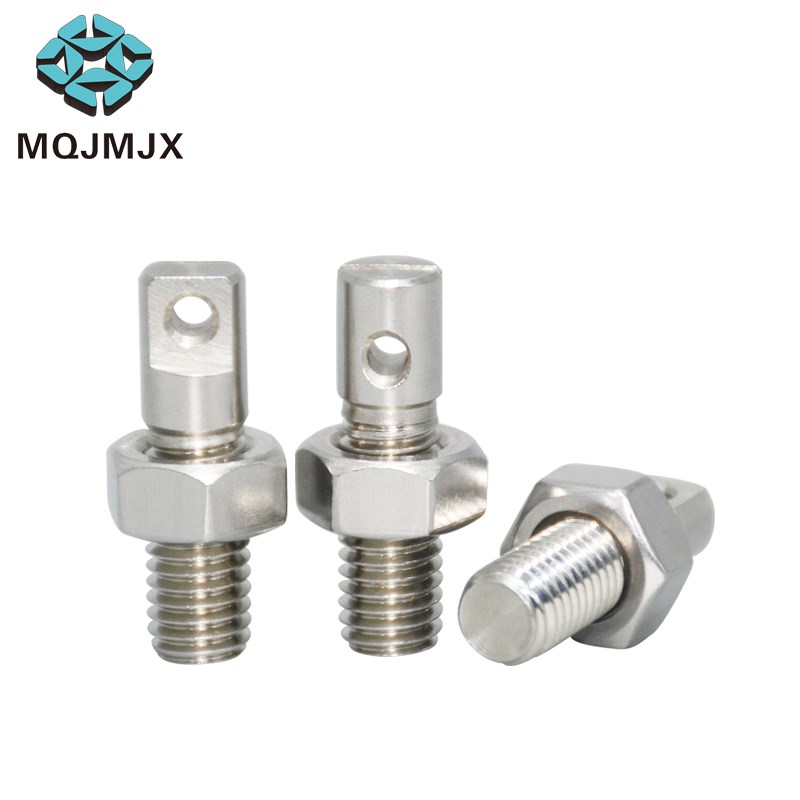 不锈钢拉伸弹簧用i支柱孔型螺丝SASPO/SAIPO/SAIPOZ全螺纹锁紧螺