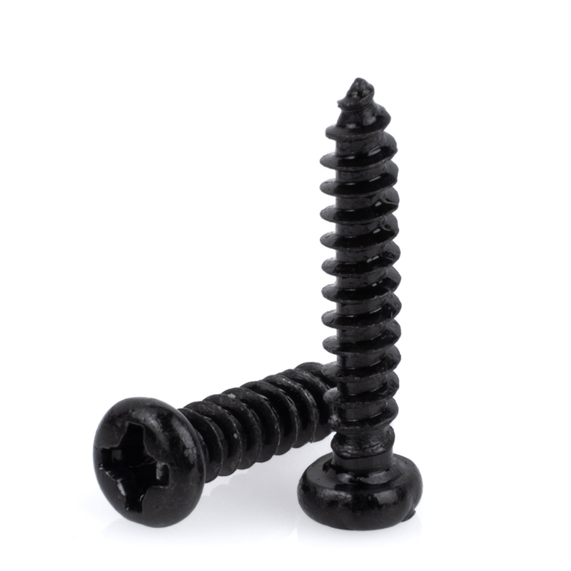 M1.4M1.7M2.3M2.6M3黑色圆D头自攻螺丝十字盘头罗丝微型电子螺丝