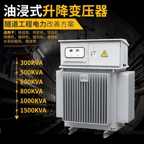水利工程隧道升压增压用三相变压器315kva400变1000V630千伏安