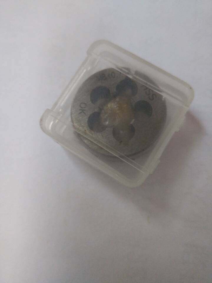 进口高速钢可调细牙左牙板牙M7M8M9M10M12X0.5X0.75*1X1.25X1.5