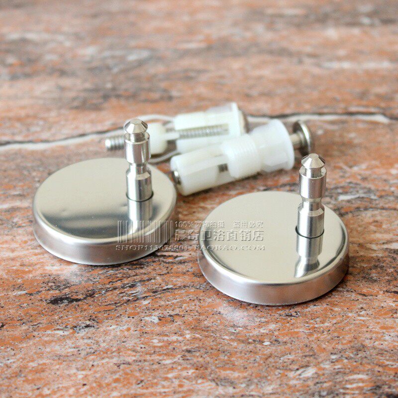 TOTO马桶盖安装支架底座 不锈钢快拆固定架子 坐便器膨胀螺丝QQ脚