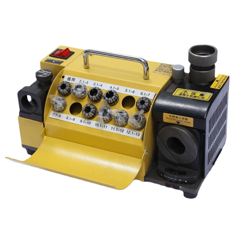 极速新品美日机牀高精度麻花钻头研磨F机自动磨刀机小型修磨刃磨