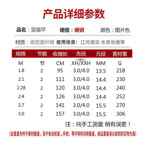 极速3米长超硬XXH调远投t路亚竿枪直柄单杆2.7M重雷强打黑锚鱼海