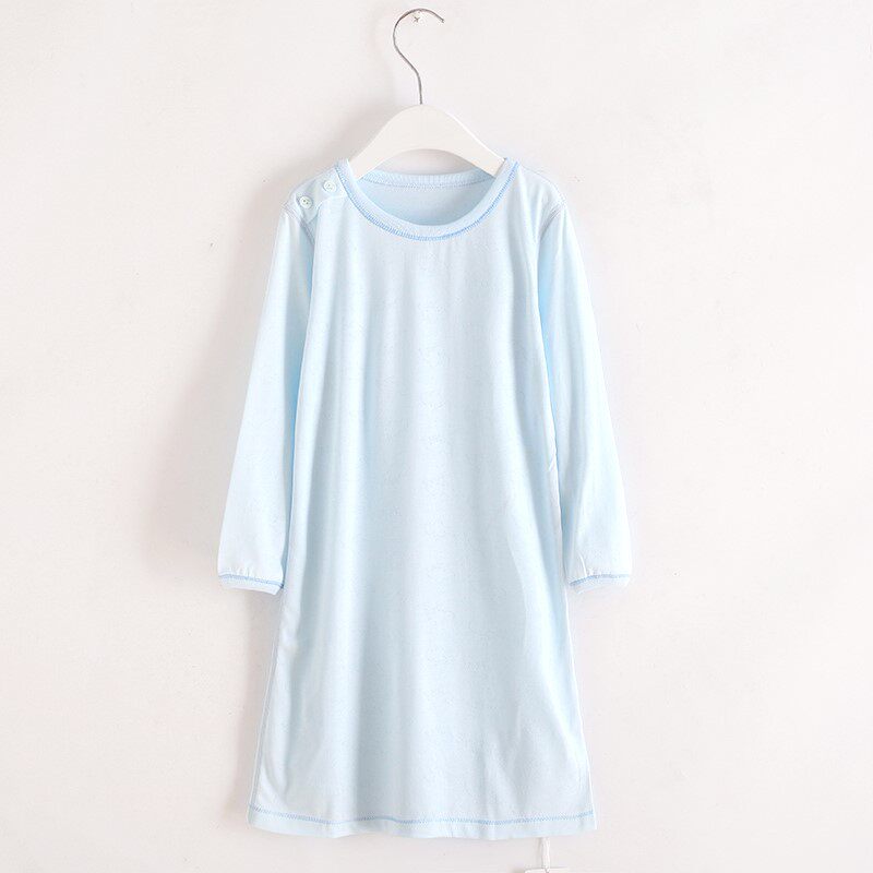 极速儿童睡袍夏季男童睡衣薄款浴C袍女童竹纤维睡裙家居服春秋长