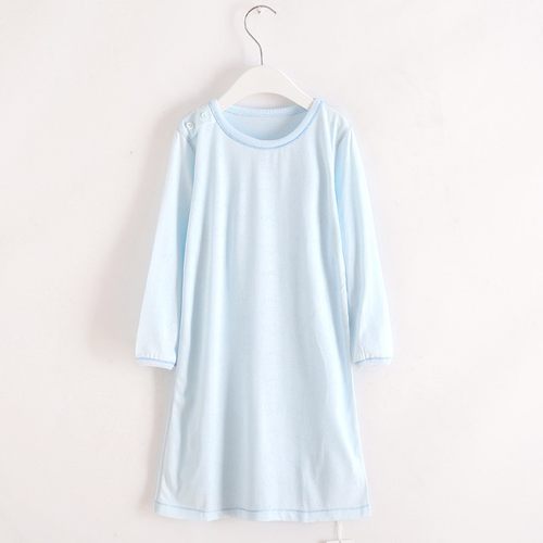 极速儿童睡袍夏季男童睡衣薄款浴C袍女童竹纤维睡裙家居服春秋长