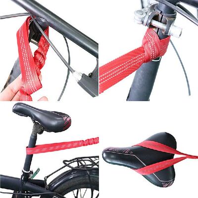 极速Long Elastic Dog Bicle Traction GRope Pets Dog Leash Bik