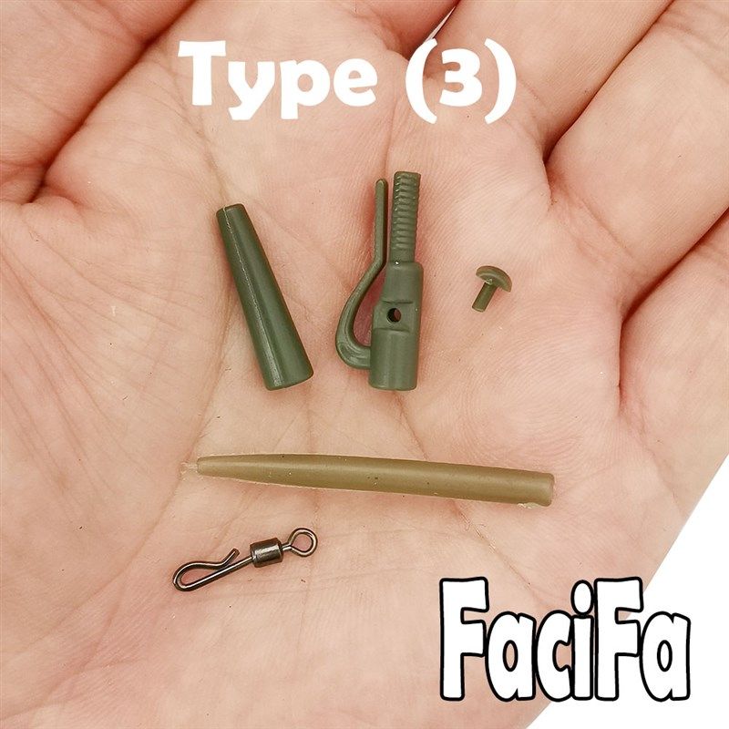 极速10 sets Carp Fishing AccessorDies Lead Clip Quick Change