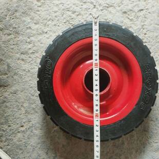 极速万向轮工地电动三轮车v灰斗车配件大全翻斗车专用转向轮耐磨