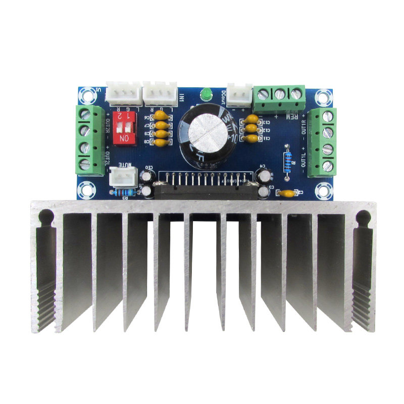极速XH-M231 汽车四声道TDvA7388功放板 4X41W 车载功放 带散热片
