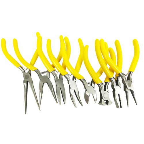 新品。diyg手工钳多功能尖嘴钳老虎钳小5寸圆嘴钳手工斜口钳小号