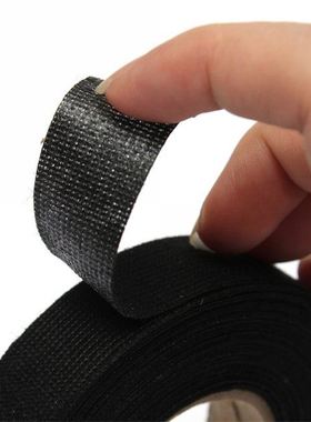 极速1Roll 15m Black Colotr Wiring Harness Tape Strong Adhesi