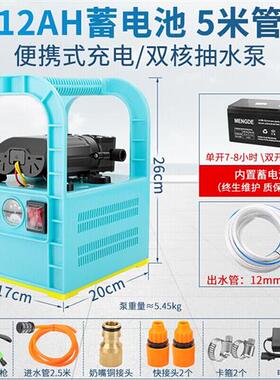 极速抽水泵浇菜神器浇水机家用田园充电水泵农用户V外小型吸水自
