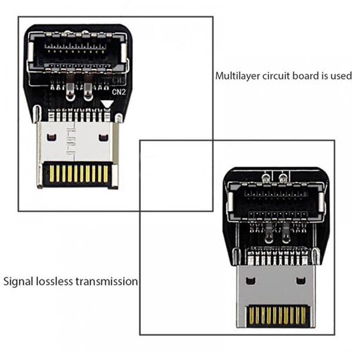 极速Steeringh Elbow Computer Mainboard USB3.1 Type-E Interfa