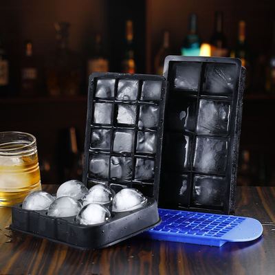 极速Silicone ice cube rtray bar whiskey large square ice mol