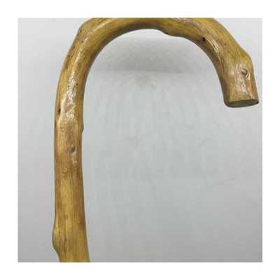 极速老人拐棒实木制结实藤木登山杖木拐杖弯把轻便V拐棍单手新款