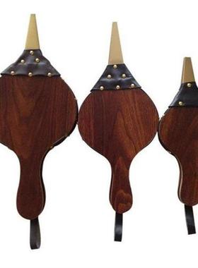 极速舒手动式木制工艺礼品摆饰壁炉鼓风I机手风器皮老虎风箱烧烤