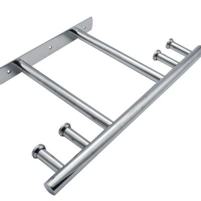 极速沛晴不锈钢管晾衣架室内伸y缩式顶装阳台晾衣杆家用墙顶加长