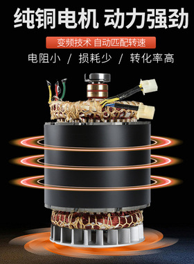 极速环能动力静音汽油发电机家用1-7KWI可携式小型机220V单相机汽