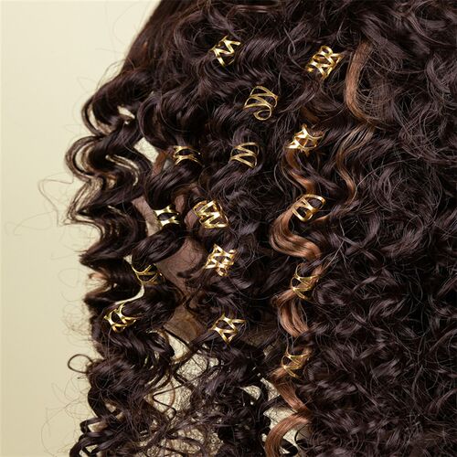 新品26 bBuah/Lot Klip Rambut Wanita Logam Campuran Cincin Ca