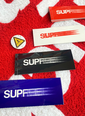 极速潮牌Supf幻影贴纸20SS Motion Logo Sticker个性滑板笔记本贴