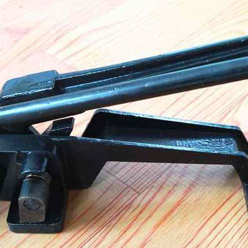 极速新品铁皮打包机k12162532mm钢带手动打包机铁皮打包带捆扎机